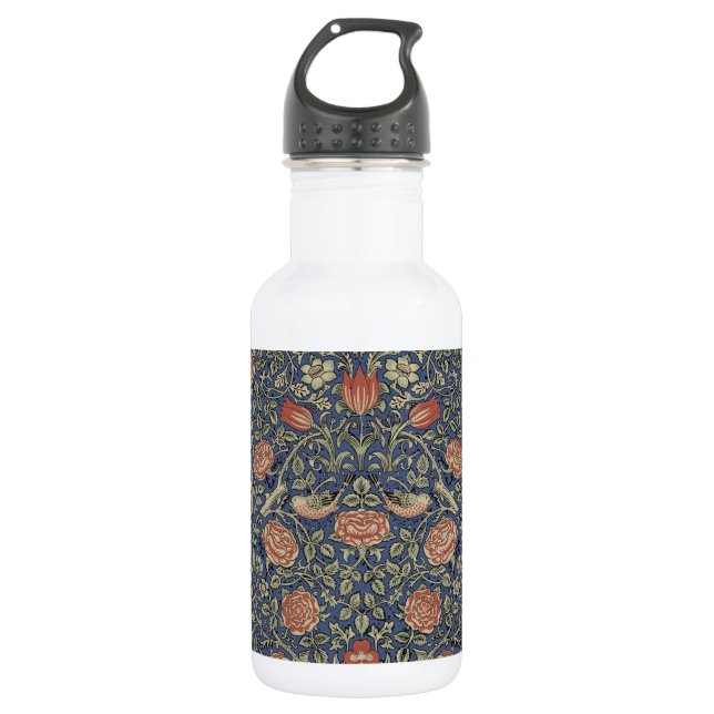William Morris Tudor Rose Wallpaper 532 Ml Water Bottle (Front)