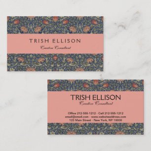 William Morris Tudor Rose Wallpaper Business Card
