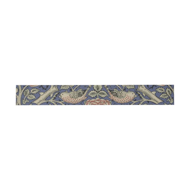 William Morris Tudor Rose Wallpaper Invitation Belly Band (Flat)