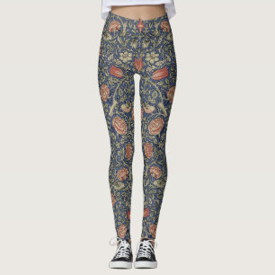 William Morris Tudor Rose Wallpaper Leggings