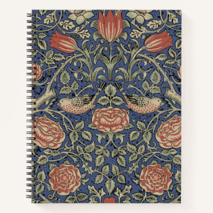 William Morris Tudor Rose Wallpaper Notebook