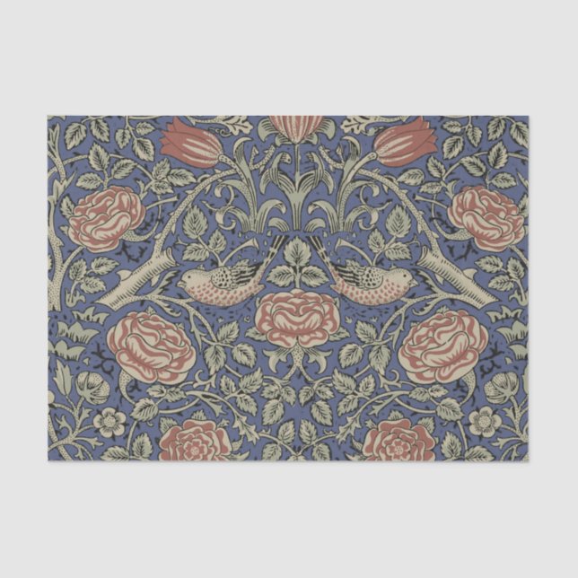 William Morris Tudor Rose Wallpaper Tissue Paper (Front)
