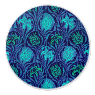 William Morris "Tulip and Lily" 2 Ceramic Knob