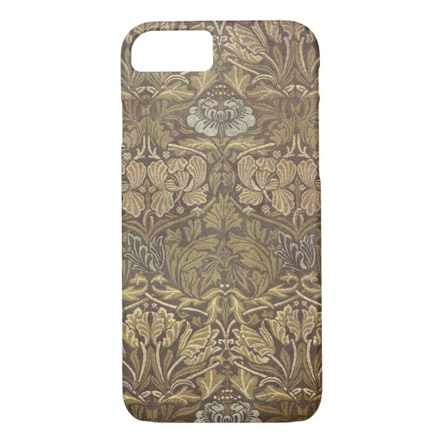 William Morris Tulip and Rose Pattern Case-Mate iPhone Case (Back)