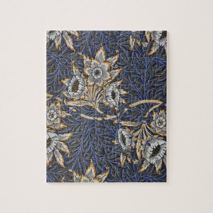 William Morris Tulip and Willow Floral Pattern Jigsaw ...