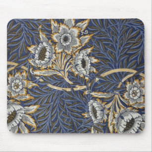 William Morris Tulip and Willow Floral Pattern Mouse Mat