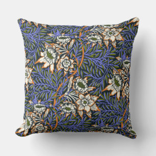 William Morris Tulip and Willow Vintage Pattern Cushion