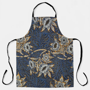 William Morris Tulip Willow Blue Pattern Apron