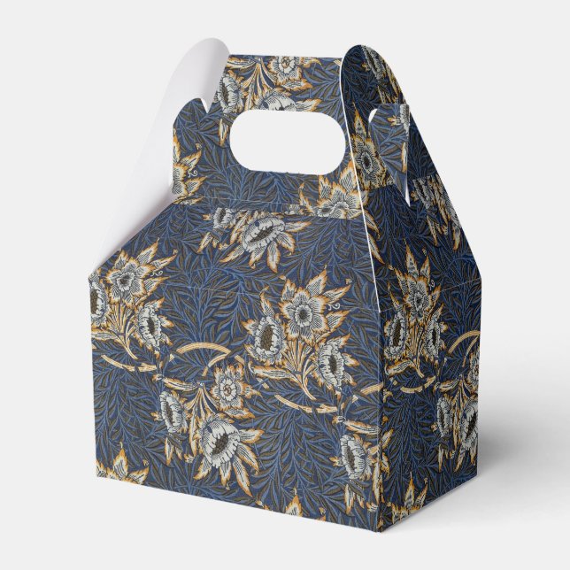 William Morris Tulip Willow Blue Pattern Favour Box (Front Side)
