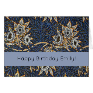 William Morris Tulip Willow Pattern Blue Floral