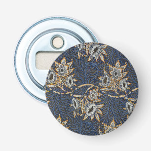 William Morris Tulip Willow Pattern Blue Floral Bottle Opener