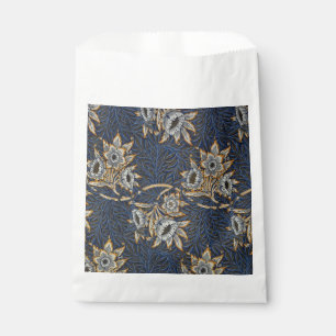William Morris Tulip Willow Pattern Blue Floral Favour Bags