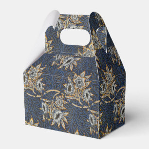 William Morris Tulip Willow Pattern Blue Floral Favour Box