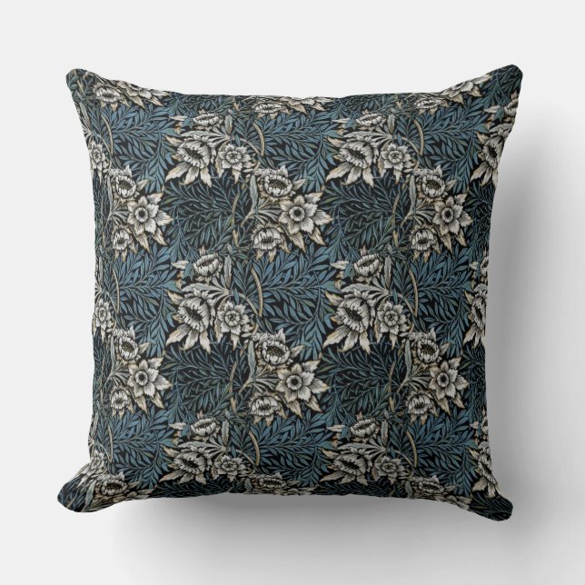 William Morris Tulips and Willow Cushion (Front)