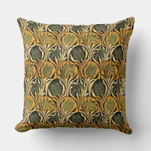 William Morris Tulips & Lilies Carpet Rug Classic  Cushion