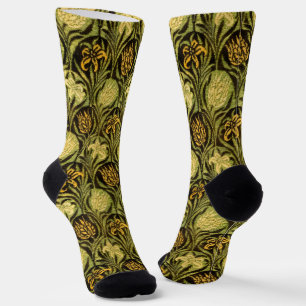 William Morris Tulips & Lilies Carpet Rug Classic  Socks