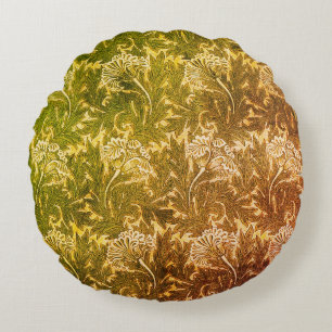William Morris Tulips Round Cushion
