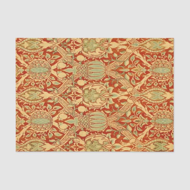 William Morris - Velvet Broche Art Nouveau  Tissue Paper (Front)