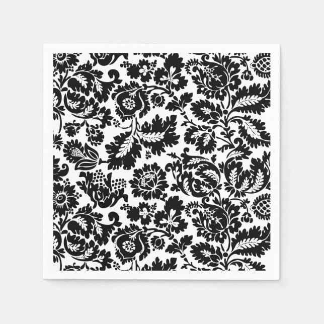 William Morris Venetian Damask Brocade Napkin (Front)