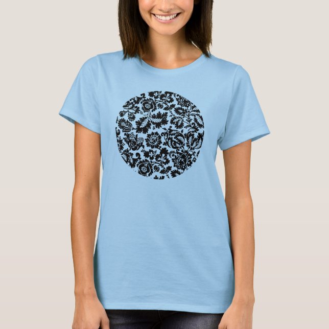 William Morris Venetian Damask Brocade T-Shirt (Front)