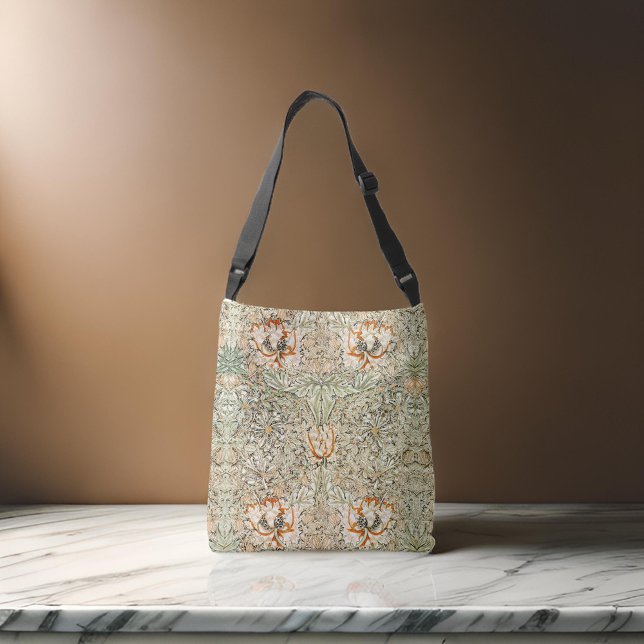 William* Morris Victorian Honeysuckle Floral Crossbody Bag (Creator Uploaded)