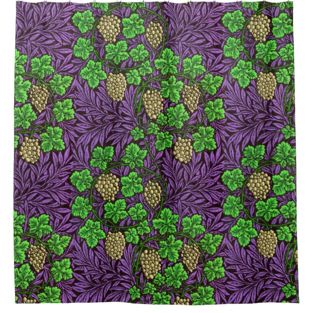 William Morris "Vine" 2 Shower Curtain (Front)