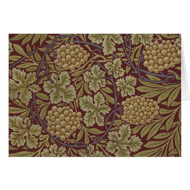 William Morris Vine Floral Pattern (Front Horizontal)