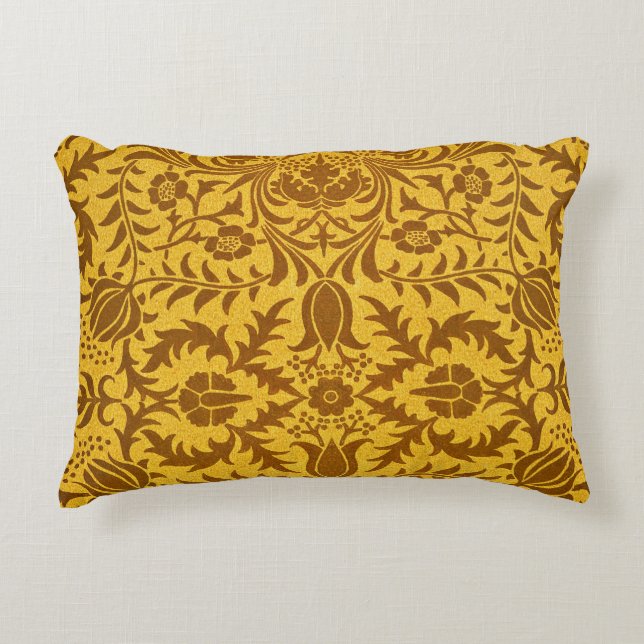 William Morris - Vine Gold, Decorative Cushion (Front)
