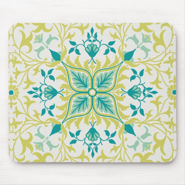 William Morris Vine Pattern Mouse Mat (Front)