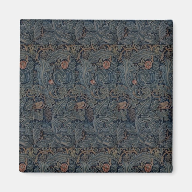 William Morris Vintage Acanthus and Vine Magnet (Front)