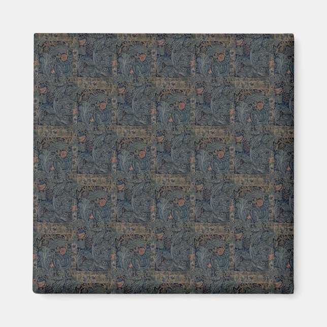 William Morris Vintage Acanthus and Vine Magnet (Front)