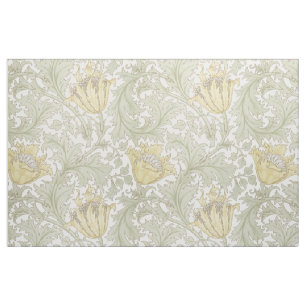 William Morris Vintage Anemone Floral Pattern Fabric