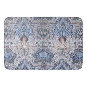 William Morris - Vintage Artichoke Flower Pattern Bath Mat