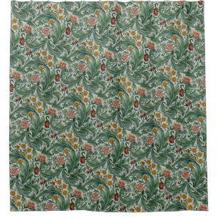 William Morris Vintage Beautiful Floral Pattern Shower Curtain