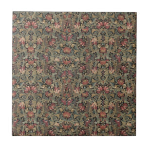 William * Morris Vintage Beige Olive Tile