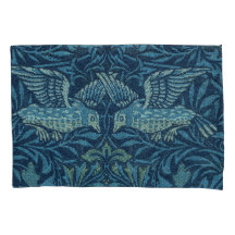 William Morris Vintage Bird Foliage Blue