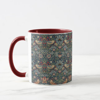 William Morris Vintage Birds Strawberry Thief Mug