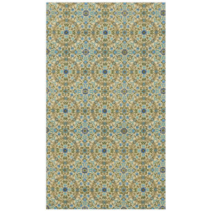 William Morris Vintage Blue Vine Seamless Pattern Tablecloth