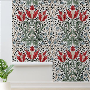 William Morris Vintage Bourne Pattern Wallpaper