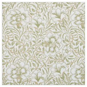 William Morris Vintage Carnation Pattern Fabric