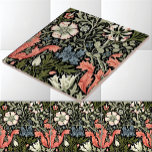 William Morris Vintage Compton Floral Pattern Tile<br><div class="desc">This is a digitally enhanced print derived from an antique Compton floral pattern design by the company founded by William Morris. William Morris was a Victorian era poet, novelist, textile designer and an important figure of the British Arts and Crafts Movement. His designs had a mediaeval-inspired aesthetic and respect for...</div>