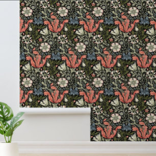 William Morris Vintage Compton Floral Pattern Wallpaper