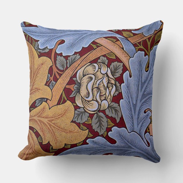 William Morris vintage design, Saint James Cushion (Front)