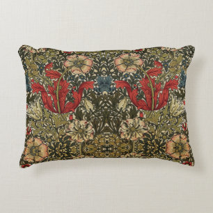 William Morris Vintage Elegant Floral Pattern Decorative Cushion