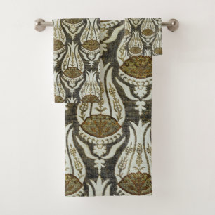 William Morris Vintage Floral Pattern Classic Bath Towel Set