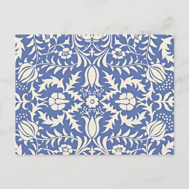 William Morris, Vintage Floral Pattern, Postcard (Front)