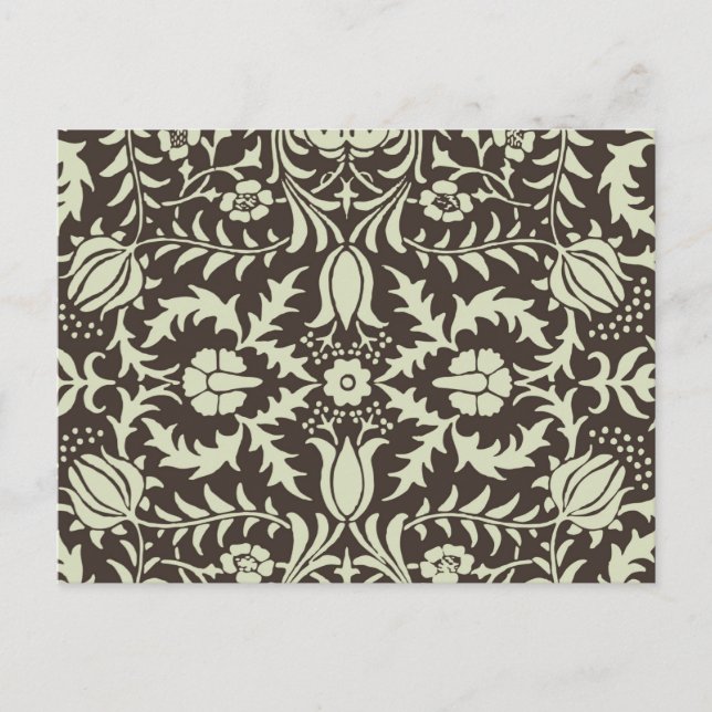 William Morris, Vintage Floral Pattern, Postcard (Front)