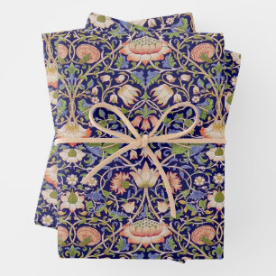 William Morris, Vintage Floral Pattern Wrapping Paper Sheet