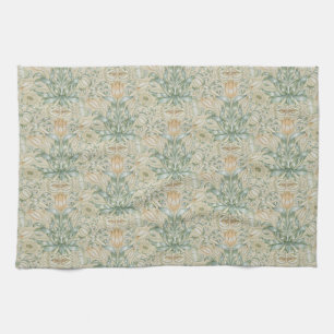 William Morris Vintage Floral Spring Thicket Tea Towel