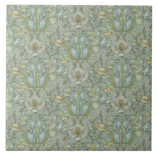 William Morris Vintage Floral Spring Thicket Tile